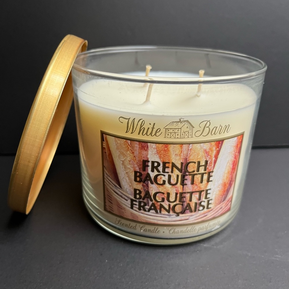 🥖RARE BBW White Barn FRENCH BAGUETTE candle🥖 (original scent release!)